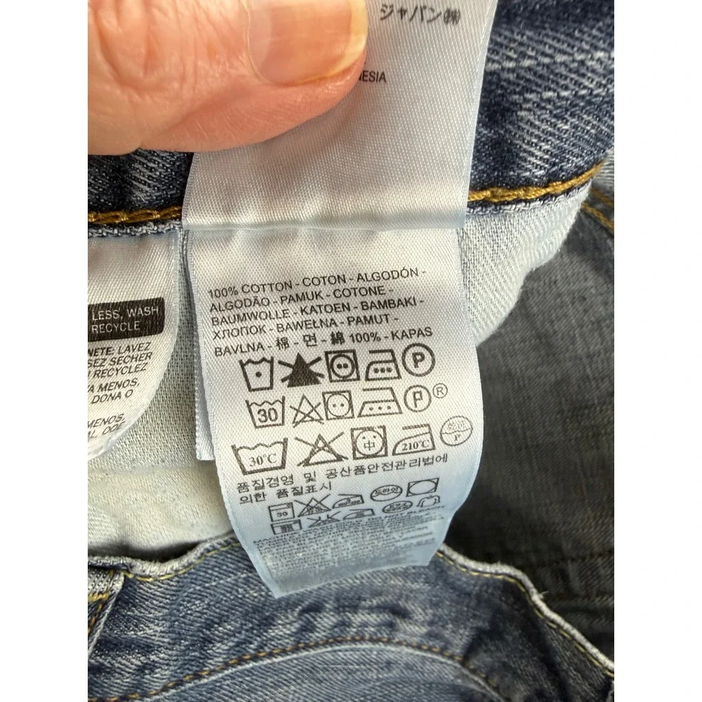 Levis 569 Loose Straight Leg Jeans Mens 33x32 Medium Wash Blue Denim 00569-0110